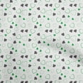 thumbnail image 1 of oneOone Cotton Flex Green Fabric Poker Card Dress Material Fabric Print Fabric By The Yard 40 Inch Wide, 1 of 4