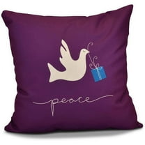 Simply Daisy 16" x 16" Peace Dove Animal Print Pillow