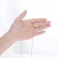 thumbnail image 4 of Personalized Name Custom Name Necklace Personalized Customized Necklace Infinite Necklace Gold Name Necklaces Bridesmaid Gift, 4 of 5