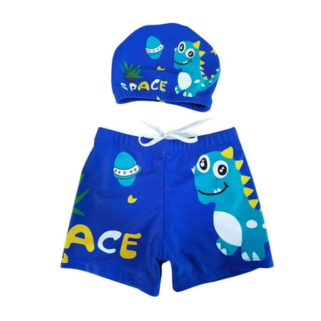 

Viugreum Boys Swimwear | Adjustable Cute Swimsuit Swimming Bathing Swim Bath Suit for Toddler Boys | Dinosaur Tiger Crocodile Swim Trunk Short Set with a Hat 5 Sizes Available