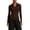 Coffee, variant on cocolona Womens Trendy Slim Kintted Tops Long Sleeve V Neck Lapel Shirts Solid Color Fall Tops