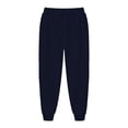 thumbnail image 3 of BLOCLOALO 2 Piece Lounge Set Long Sleeve Pullover Hoodie Sweatshirts Winter Solid Color Pullover Fashion Sports Leisure Suit Sweatpants and Sweatshirt Set Plus Size Workout Sets Comfort Sets Navy Xl, 3 of 3