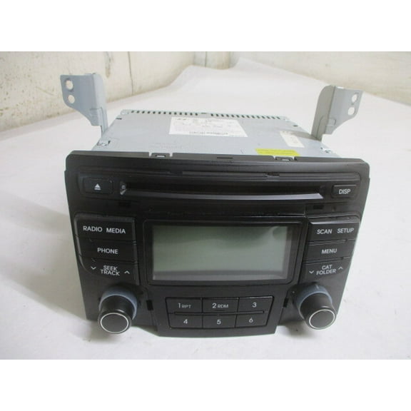 Pre-Owned Hyundai Sonata Single Disc CD MP3 Satellite Player Radio Stereo OEM LKQ - Verify Specific Vehicle Fitment In Description - (Good)