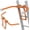 Pro Orange, variant on Ladder Stabilizer for Extension Ladders, Fits 13"-17.6" Wide, Heavy Duty Aluminum Wall Standoff Bracket, Non-Marring Rubber Bumpers for Roof & Gutter Protection