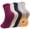 Mixed Color, variant on Fuzzy Warm Socks, UNEEI Warm Soft Fluffy Socks , 5 Pairs Winter Plush Fuzzy Crew Seamless Thick CozyThermal Socks, Size 11-13