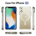 thumbnail image 6 of Decase Magnetic Case for iPhone XS/X,Compatible with Mag-safe,Military-Grade Protection,Slim Stylish Non-Yellowing Shockproof Case for iPhone XS/X,Clear Anti-Scratch Back Cover,Clear, 6 of 8