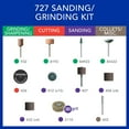 thumbnail image 5 of Dremel 727-01 Sanding & Grinding Rotary Tool Accessory Kit with Case, 31-Piece – Includes Grinding Stones, Sanding Bands, Cut-Off Wheel and Mandrel, 5 of 7