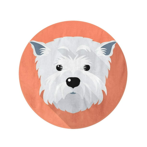Westie beach store towel