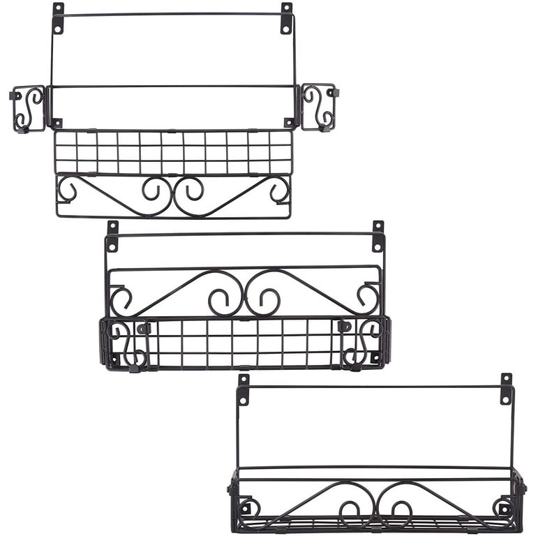 Wabjtam Spice Rack Organizer For Cabinet, 4 Tier Stackable