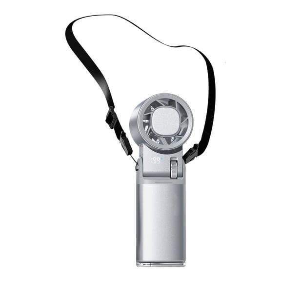 ZELVINN Light Weight Cooling Fan with 199 Adjustable Speeds USB Rechargeable Handheld Fan for Hiking Camping Offices Use