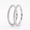 White Gold, variant on Smart Ring Stacker Eternity Rings - Waterproof, White Gold, Size 8, 2-Pack