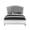 Silver, variant on Synthetic Wood - Diamond Tufted Drawers - Nightstand Placement - Add Visual Interest