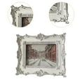 thumbnail image 6 of deevoka Baroque Photo Frame Decoration Home Decor Wall Hanging Photo Gallery Antique White, 6 of 9