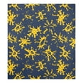 thumbnail image 5 of Dishwasher Magnet Cover Magnetic Fridge Door Cover Home Kitchen Decor Dark Blue Yellow Splashes 23"x 26", 5 of 6