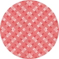 thumbnail image 1 of Ahgly Company Machine Washable Indoor Round Transitional Light Coral Pink Area Rugs, 6' Round, 1 of 7