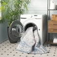 thumbnail image 4 of SAFAVIEH Arizona Alastar Medallion Polyester Area Rug, Gray/Blue, 6' x 9', 4 of 12