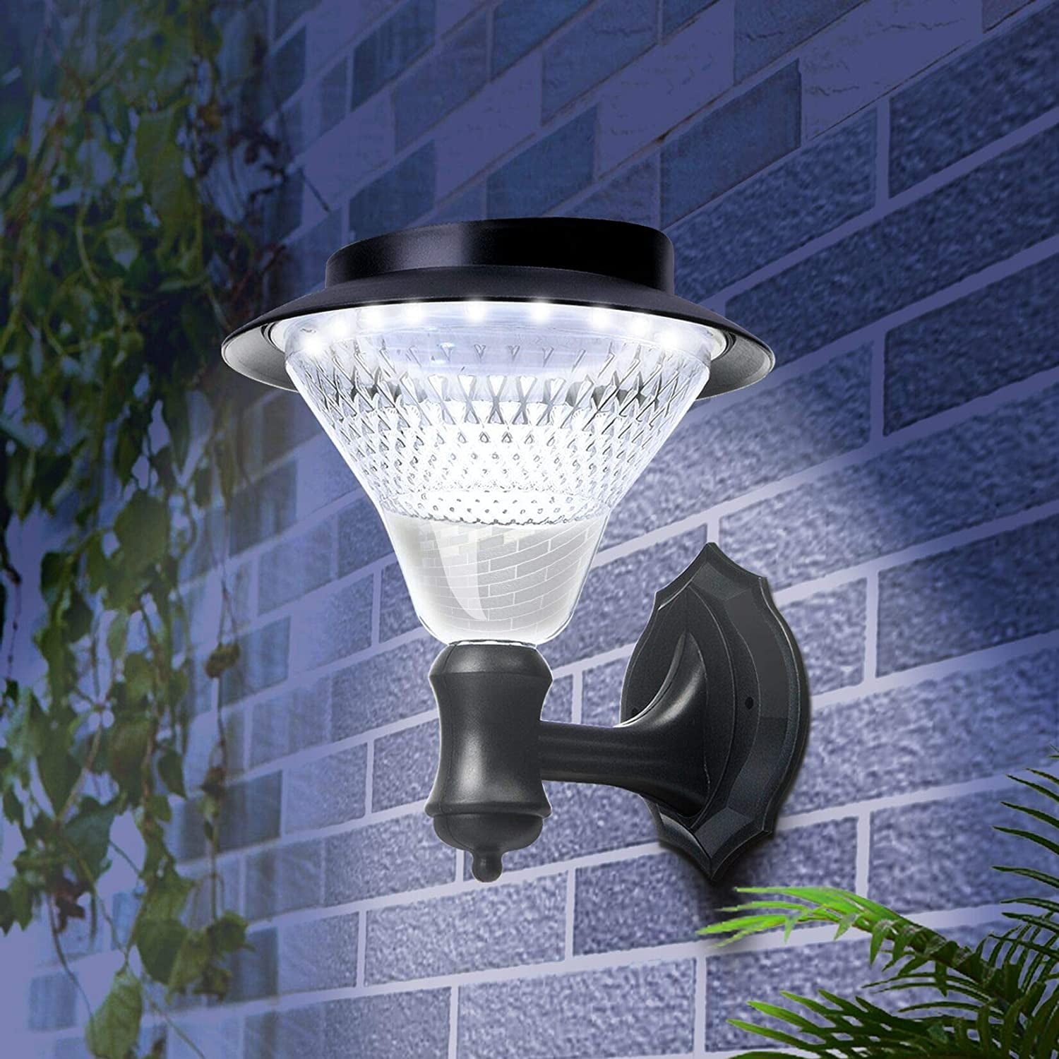 Solar Lights Lamp Outdoor LED Wireless Waterproof Wall outside Garden Lighting 