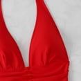 thumbnail image 7 of Womens Bikini Swimsuits, Women One Piece Swimsuits, Ladies Swimsuits, Womens Swimsuits, Tummy Control Swimsuits for Women One Piece Bathing Suit Push Up Slimming Swimwear, Red XL, 7 of 7