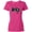 Hot Pink, variant on Inktastic Halloween Boo with Spider and Web in Black Women's T-Shirt