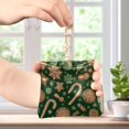 thumbnail image 4 of PU Leather Coin Purse Wallet Compact Water-Resistant Card Cases Money Organizers Candy Canes Pattern, 4 of 7