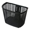 thumbnail image 1 of koolsoo Plastic Bike Basket Easy Install Commuting Bike Accessories Handlebar Basket Black, 1 of 9