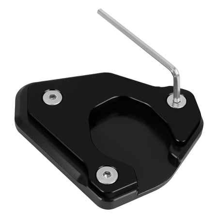 Worldmotop Motorcycle Extension Kickstand Pad Enlarger Side Stand Plate Compatible with BMW G310GS G310 GS 2022 UP (red)