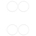 thumbnail image 3 of Baohd 2x High Performance Bar Stool Protector Chair Foot Ring Floors With Confidence Durable Rubber Easy To Set Up Reliable white 60cm 2Set, 3 of 6