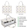 thumbnail image 2 of Large Capacity Tote Bag,Princess Unicorn Pattern Handbag Fashion Luxury Tote Bag,15.7"x13"x 5.1" Inches,Laptop Compatible, 2 of 6