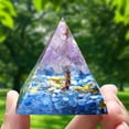 thumbnail image 3 of Pirámide de cristal Curación Energía Meditación Cristales Hogar Oficina Decoración Artesanía, 3 of 7