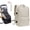 米白色+手动气泵, variant on A spacious travel rucksack featuring a vacuum compression system (with built-in air pump); sturdy and durable, it is ideal for business trips, hiking and camping. Designed for all genders.