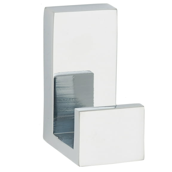 Alno A6481 Linear 1-3/16" Wide Solid Brass Modern Bathroom Robe Towel Hook - Chrome