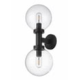 thumbnail image 2 of 599M2-BK-Z-Lite-Laurent - 2 Light Outdoor Wall Sconce In Modern Style-21 Inches Tall and 8 Inches Wide, 2 of 2