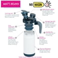 thumbnail image 4 of My Mason Makes - Fruit Infuser Water Bottle - with Thermal Jar - Compatible with All Glass, 4 of 7