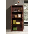 thumbnail image 3 of Hodedah 4-Shelf, 8-Door Multipurpose Cabinet, Mahogany, 3 of 6