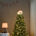 thumbnail image 5 of Mr. Christmas 12 in. Blow Mold Lit Tree Topper - Santa, 5 of 5