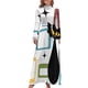 thumbnail image 2 of Vestido largo negro de mediados de siglo, vestidos de mujer, mono de verano de lujo para mujer, vestidos de verano para mujer 2024, 2 of 5