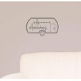 thumbnail image 2 of Be Adventurous Camper Vinyl Lettering Stickers RV Wall Art Decals 11x6-Inch Castle Gray, 2 of 3