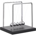 thumbnail image 1 of Newtons Cradle Balance Balls Science Physics Gadget Desktop Deco Rojo Verde, 1 of 5