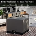 thumbnail image 2 of EAST OAK 32Inch Fire Pit Table Cover for Outdoor Propane Fire Pit Table, 2 of 5
