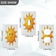 thumbnail image 4 of IAUYY Retardant PC Material Duplex Outlets Switch Plate Covers Easy DIY Installation with Screws Light Switch Cover Plate 3d Background, 4 of 9