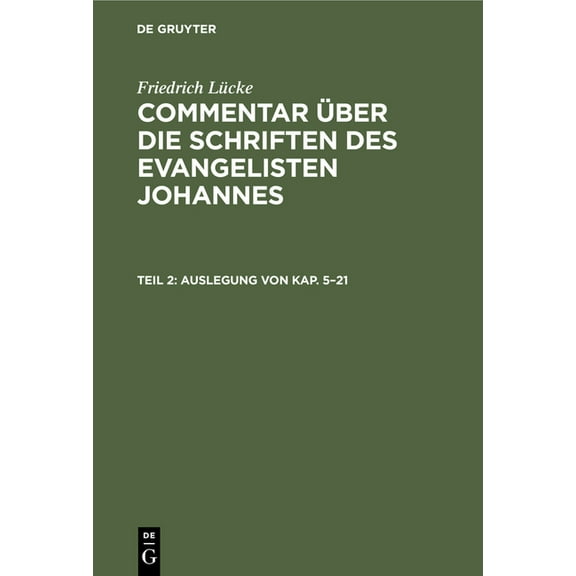 Auslegung Von Kap. 5-21 (Hardcover)