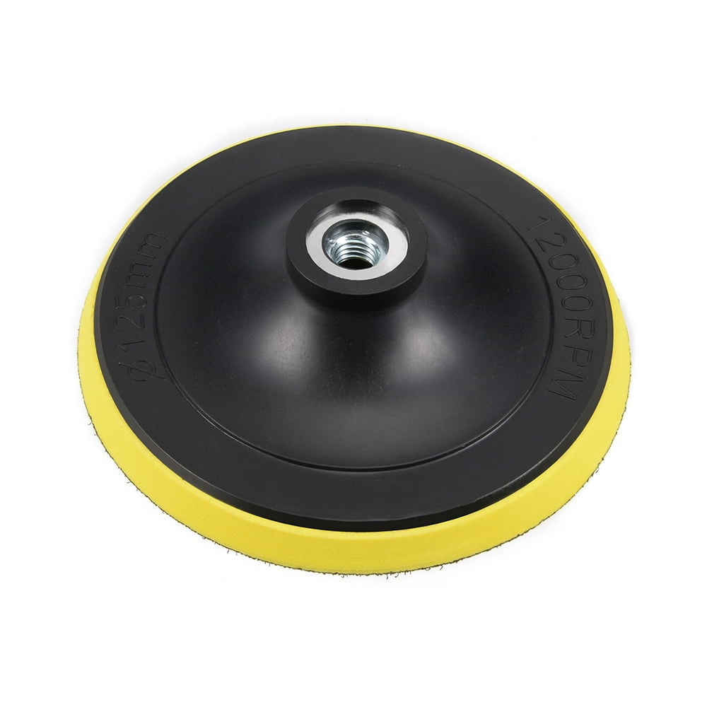 Uxcell 5 Inch Hook and Loop Backing Backer Pads with M10 Female Thread