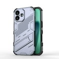 thumbnail image 4 of For iPhone 17 Phone Case: Military Grade Drop Proof Protection Mobile Cover with Kickstand | Matte Textured Rugged Shockproof Grip Anti-Slip Edge Phone Case For iPhone 17,Gray, 4 of 5
