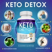 Toplux Keto Detox 1532mg Natural Acai Colon Cleanser for Ketogenic Diet, Flush Toxins & Excess Waste Detox & Cleanse for Men and Women, 60 Capsules
