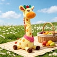 thumbnail image 3 of CYFW Dancing Talking Giraffe Toy,Stuffed Animal Repeats What You Say,Electronic Musical Plush with Glowing Light,Interactive Baby Toys for Toddlers Kids Boys Girls 1 2 3 Years Old, 3 of 7