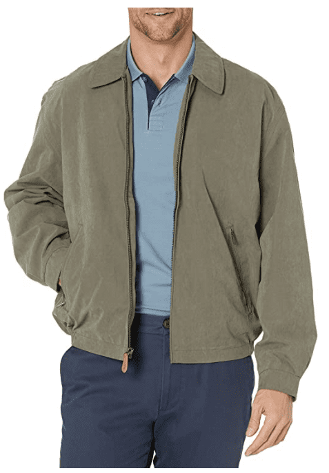 London Fog - Golf Jacket - Olive - Small, Men's, Green