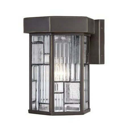 

Designers Fountain 32131-ABP Kingsley Outdoor Wall Light In Aged Bronze Patina
