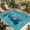 Blue, variant on Swimming Pool Outdoor Rug for Patio/Deck/Porch, Non-Slip Large Area Rug 3 x 5 Ft, Summer Ocean Beach Abstract Texture Indoor Outdoor Rugs Washable Area Rugs, Reversible Camping Rug Carpet Runner