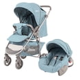 thumbnail image 1 of Carriola de Viaje Plegable con Portabebe Manubrio Reverisble-Turquesa, 1 of 6