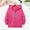 Hot Pink, variant on Vmberlty Kids Zip Up Hoodies Girl's Winter Small Print Fleece Lined Long Sleeve Hooded Zipper Sweatshirt Coats for 5-14 Years